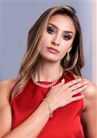 Boucles d'oreilles Ottaviani Femme in  Alliage Métallique Zirconia 501124O - 501124O